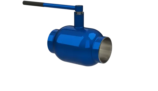 Кран приварной, редуцированный DN100, DN125, DN150 0