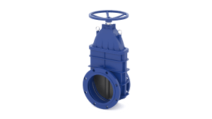 Rubberized gate valve UGRESHA, DN500, PN10, narrow execution